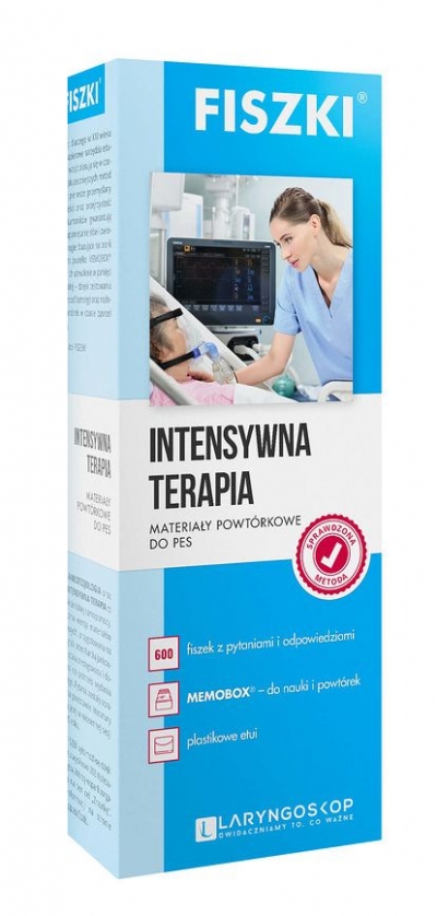 Intensywna terapia. Fiszki. Materiały powtórkowe do PES