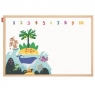 Tablica edukacyjna MEMOBE Numbers adventure!  60x40 cm