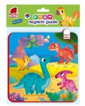 Piankowe puzzle magnetyczne - Dinozaury (RK5010-07)