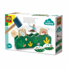 Ławka-młotek Peek-a-Boo drewniana