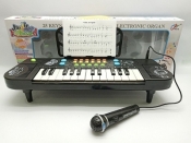 Organy 25 klawiszy, z mikrofonem, na baterie (523456)