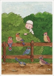 Pocztówka z kolorowanką - Spójrzcie na ptaki - Rymorz Katarzyna