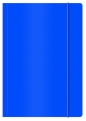 Teczka kartonowa na gumkę Q-Connect lakierowana A4 kolor: niebieski 300 g (KF15645)