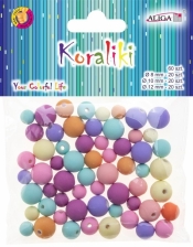 Koraliki silikonowe 60szt MIX