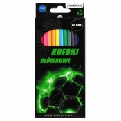 Kredki ołówkowe Football 12kol