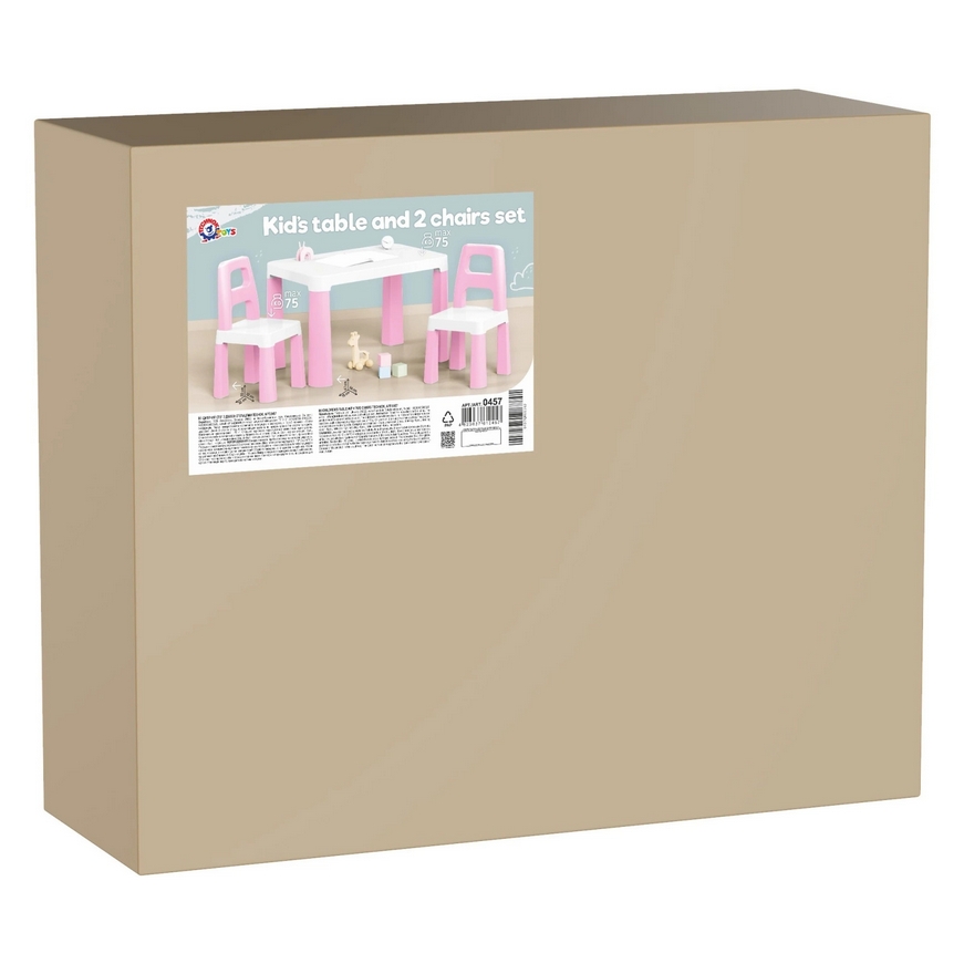 Stół dziecięcy z dwoma krzesełkami TechnoK 0457
