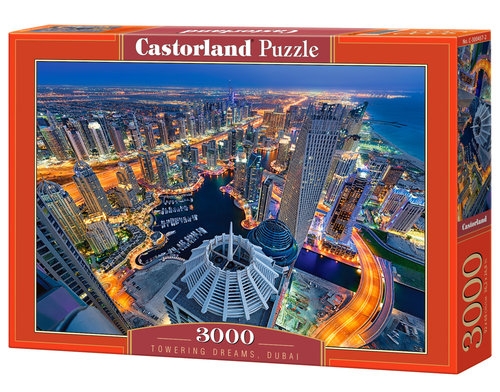 Puzzle Towering Greams, Dubai. 3000 elementów (C-300457)