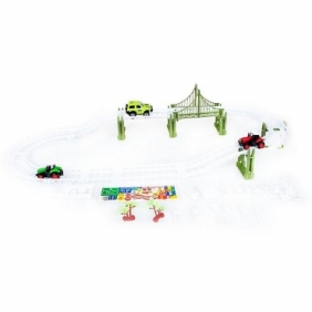 Tor wyścigowy Mega Creative farma + traktor + akcesoria (395328)