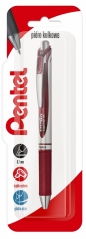 Pióro kulkowe 0,7 mm EnerGel BL77 burgundowy 1 szt.
