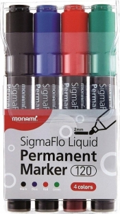 Marker permanentny SigmaFlo B 120 4 kol. MonAmi (2080134701)