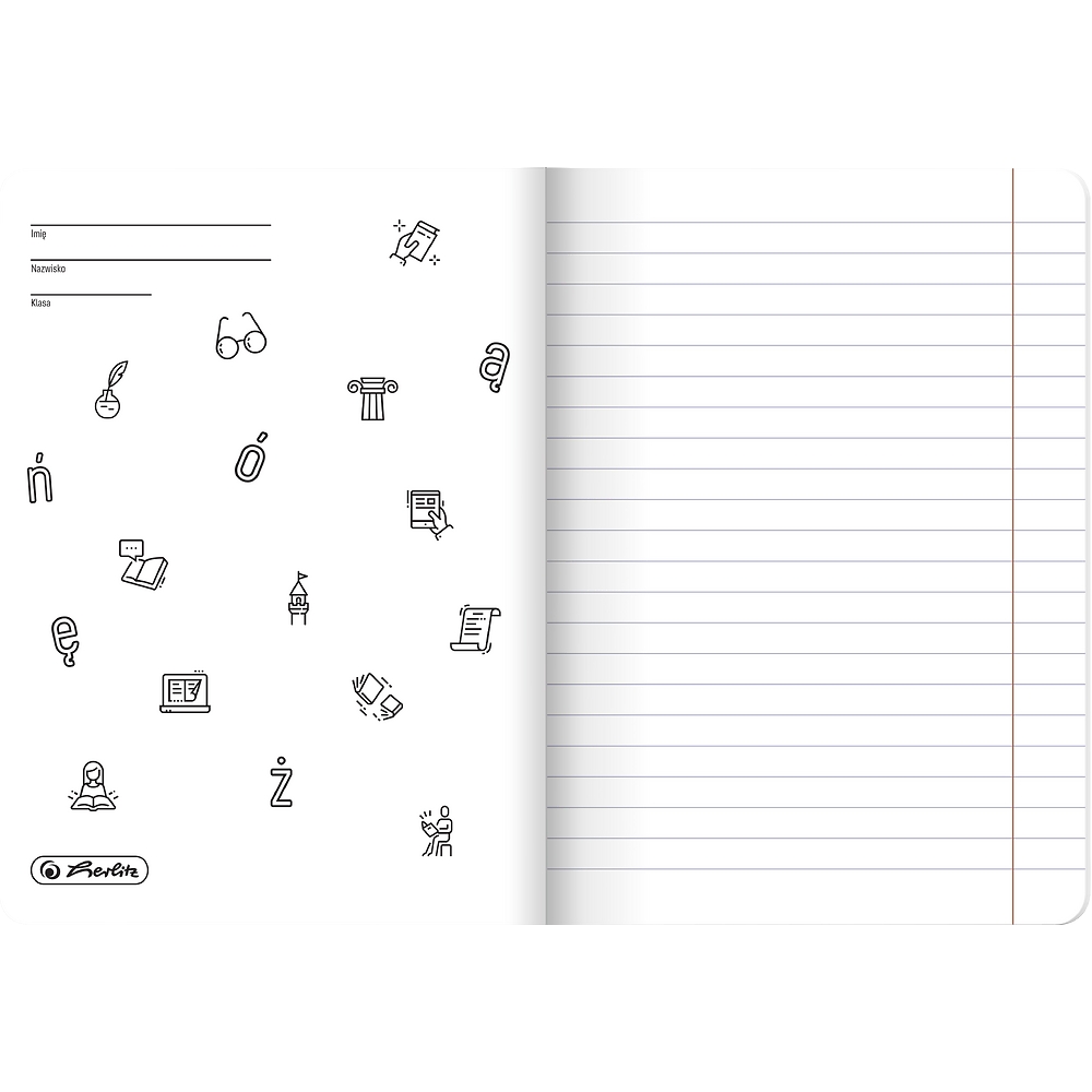 Zeszyt A5/60k linia - J. Polski