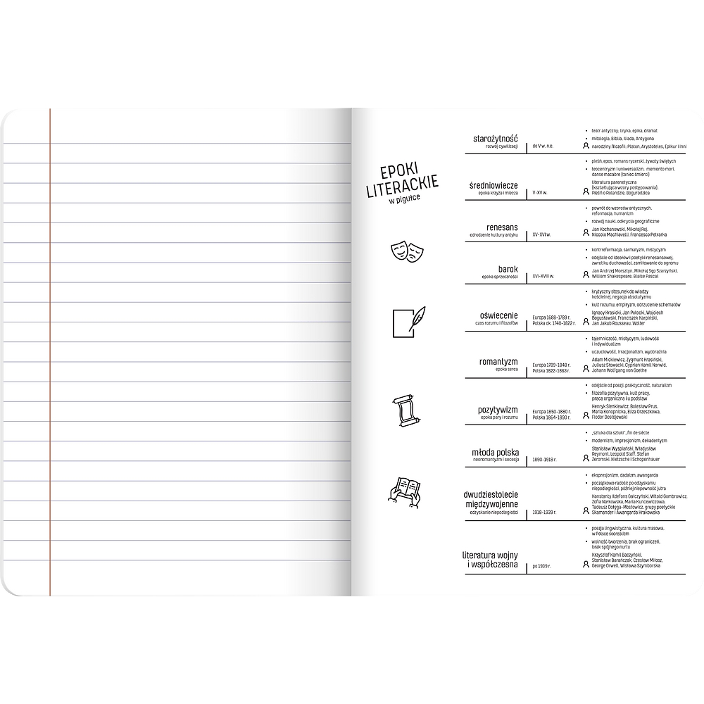 Zeszyt A5/60k linia - J. Polski