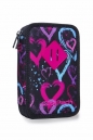 CoolPack - Jumper 2 - Piórnik podwójny z wyposażeniem - Drawing Hearts (B66038)