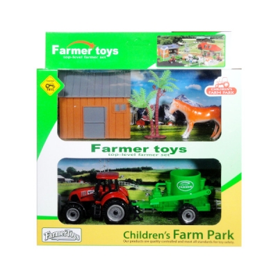 Traktor z domkiem