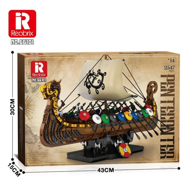Klocki Viking Ship 2547el