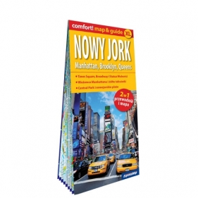 Nowy Jork. Manhattan, Brooklyn, Queens laminowany map&guide XL (2w1: przewodnik i mapa) - Opracowanie zbiorowe