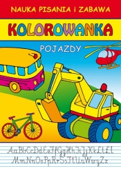 Pojazdy Nauka pisania i zabawa Kolorowanka - Beata Guzowska