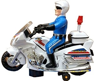 Motor z policjantem
