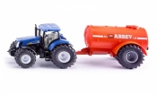Traktor z jednoosiową cysterną