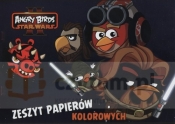Zeszyt papierów kolorowych A4 Angry Birds Star Wars 10 kartek