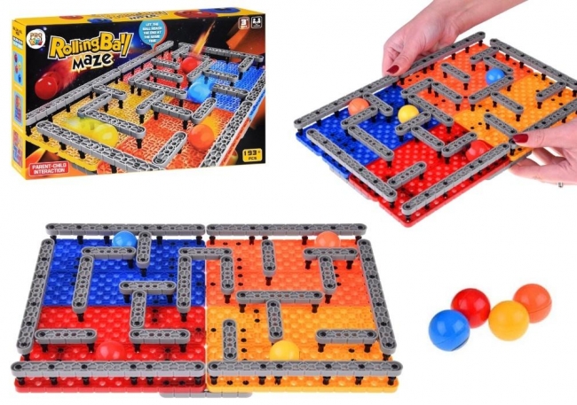 Klockowy labirynt tor kulkowy