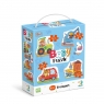  Baby puzzle - Transport, 4w1 (300685)Wiek: 18m+