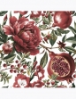 Serwetki DAISY Lunch SD 330x330 Kwiaty czerwone 043201