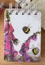 Kołonotes A7 SSN54 Kwiaty i pszczoły