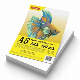 Papier kredowy powlekany A5 150 g/m silk 100 ark