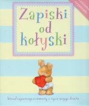 Zapiski od kołyski okładka niebieska