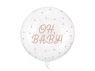 Balon Bubble Oh baby transparentny 60cm