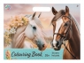  Kolorowanka plus naklejki konie 26x35,5cm 25 arkuszy