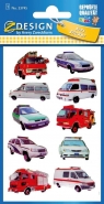Naklejki 3D dla dzieci - samochody ratownicze (53745)
