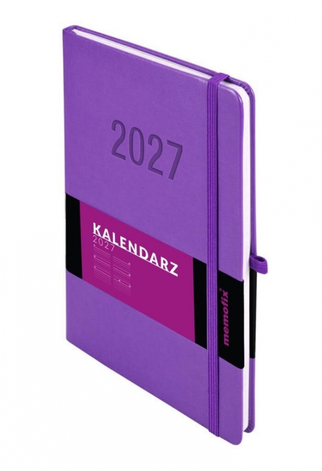 Kalendarz 2027 Memofix B5 TDW fioletowy