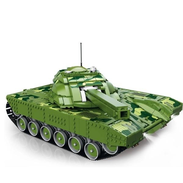 <img src='https://webimage.pl/pics/460/0/d6974077150460.jpg' style='height:440px' /> Klocki RC Canon Tank 1516el