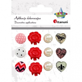Aplikacje dekoracyjne, 12 szt. (390747)