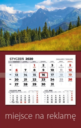 Kalendarz 2020 jednodzielny - Parma Bogna