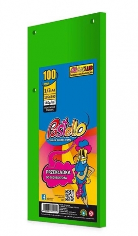 Przekładka do segregatora 1/3 A4 100K IT230 ziel