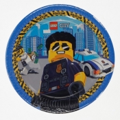 Talerz jednorazowy Godan Lego City śr. 230mm 8 szt (92246)