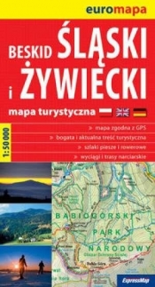 Beskid Śląski i Żywiecki mapa turystyczna 1:50 000 - <br />