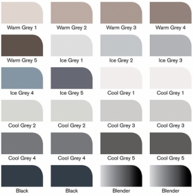 Zestaw pisaków Promarker Winsor & Newton Grey and Black Tones 24 kolory