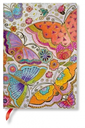 Notatnik Flexis Flutterbyes Midi Unlined