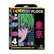 Diamond Dotz - Adults Flocked Neon Anime