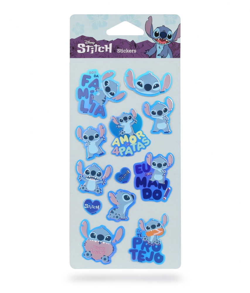 Coolpack, Naklejki pop-up Disney Fashion - Stitch pastel (75460PTR)