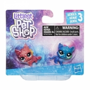 Figurki Littlest Pet Shop Kosmiczne Zwierzaki dwupak - Koty (E2128/E2579)