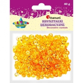 Kryształki plastikowe 40g. ciemnopomarańczowy (363512)