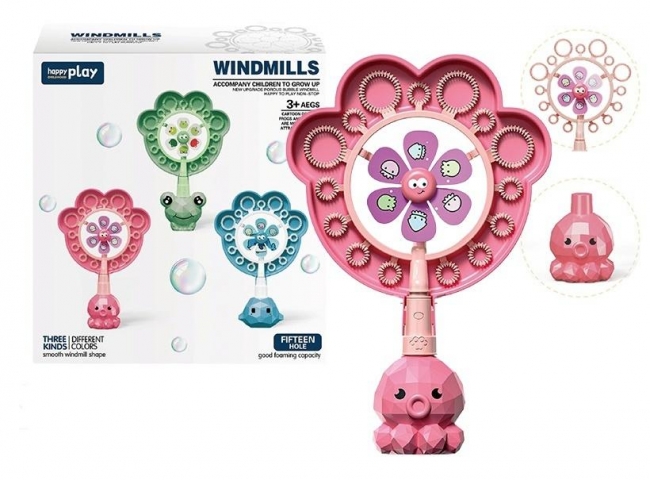 Różdżka do baniek mydlanych czerwona