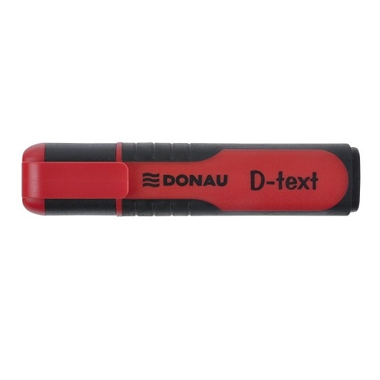 Zakreślacz Donau D-Text - czerwony (7358001PL-04)
