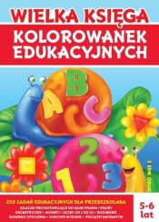 Wielka księga kolorowanek edukacyjnych - Michałowska Tamara