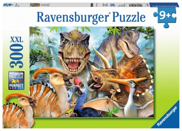 Puzzle 300 XXL elementów - Dinozaury (132461)